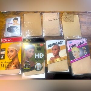 Assorted Deluxe HD Stocking Wig Caps Collection - 11 Count (EBIN, RED, Dream…)